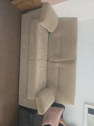 Conjunto de sofá 3 plazas y 2 en sofá cama