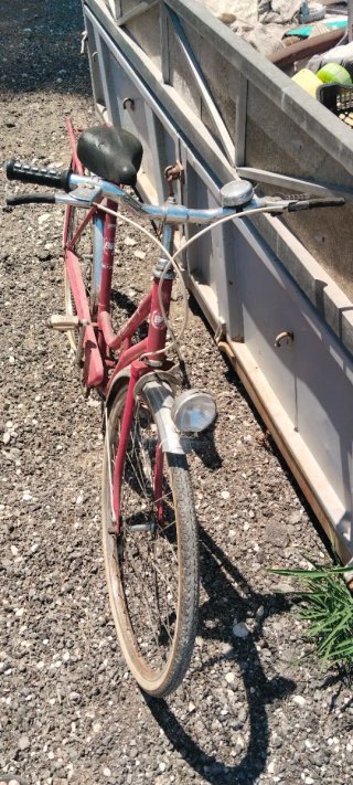 Bicicleta Antigua BH Roja