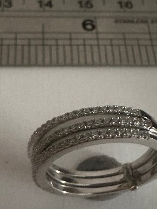 Anillo Huggot Plata 925 Cristales Swarovski