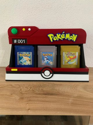 Expositor Pokemon para Cartuchos Gameboy