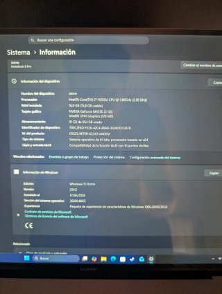 Huawei MateBook X Pro 2020 i7 1TB 16GB RAM MX250