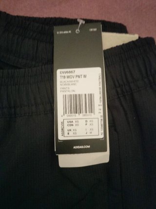 Pantaloni Adidas neri donna taglia XS