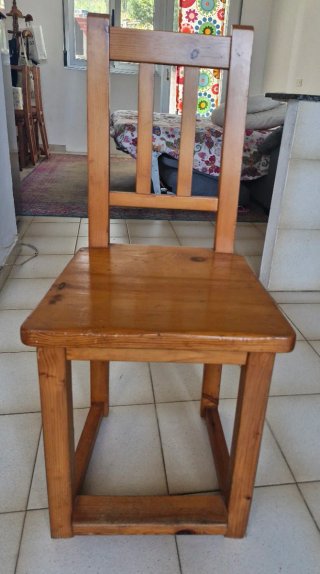 Juego 8 Sillas Madera Maciza