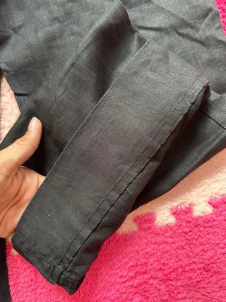 Pantalón lino negro Calvin Klein