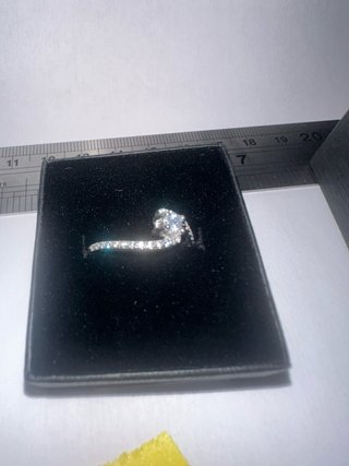 Anillo Huggot Plata 925 Cristales Swarovski
