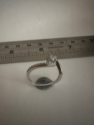 Anillo Huggot Plata 925 Cristales Swarovski