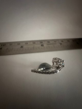 Anillo Huggot Plata 925 Cristales Swarovski