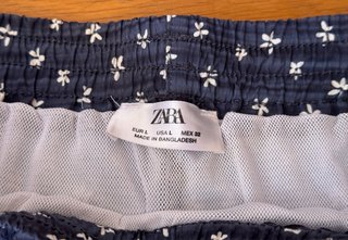 Bañador Zara Estampado Flores Talla L