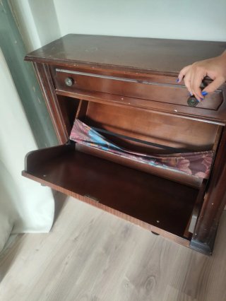 Cómoda zapatero de madera
