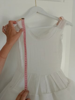 Cancán fallera niña blanco