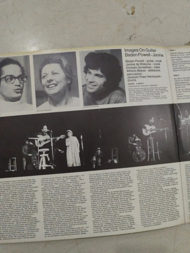 Vinilo Baden Powell Images on Guitar