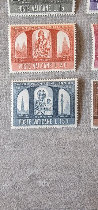 Serie francobolli Poste Vaticane Millennio