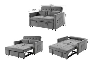 ¡¡¡REBAJA!!! Sofá cama fácil uso + reclinable