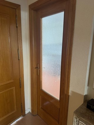 Puerta de madera interior