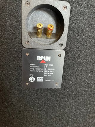 Altavoces BHM Negros