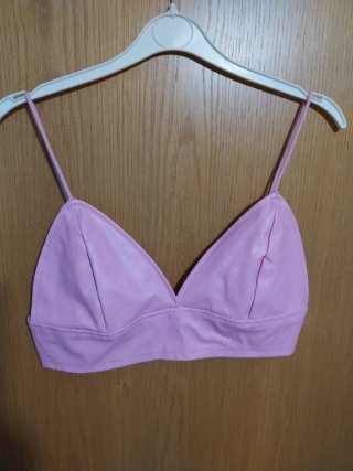 Top rosa tirantes.