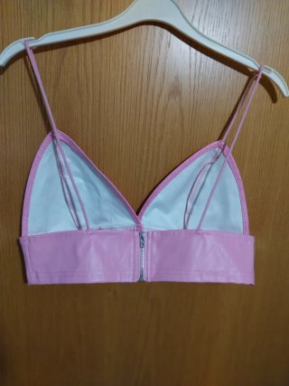 Top rosa tirantes.