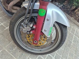 Kawasaki ER6n Plata y Roja