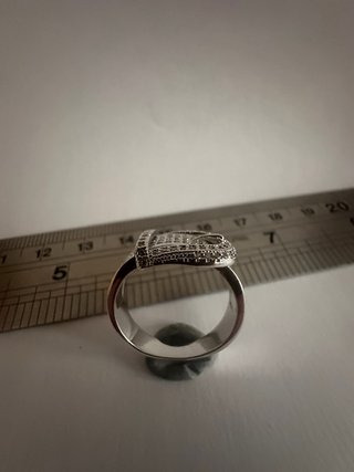 Anillo Huggot Plata 925 Cristales Swarovski