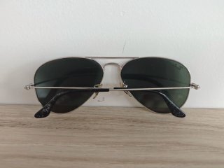 Gafas de sol Ray-Ban Aviator plata. Mujer