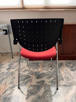 Sillas de oficina con reposabrazos (6 unidades)