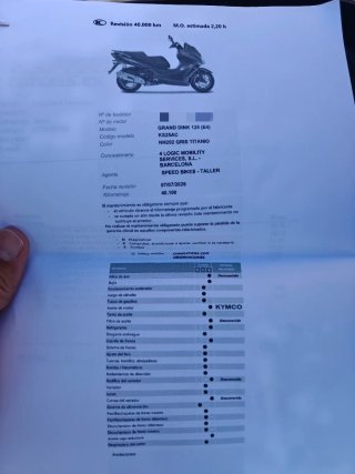 Kymco Grand Dink 125cc Maxi Scooter