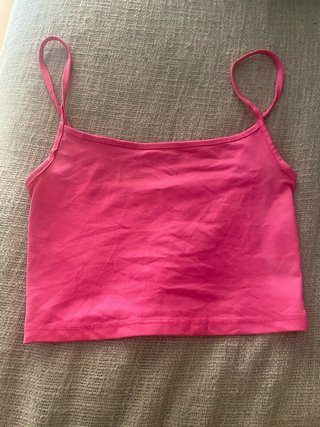 Top tirantes rosa