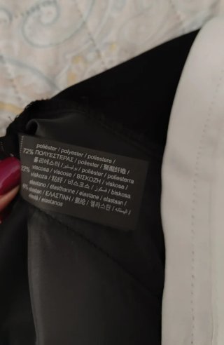 Pantalón vestir Pull&Bear negro