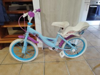 Bicicleta Frozen Niña 16 Azul