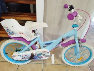 Bicicleta Frozen Niña 16 Azul
