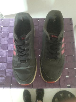 Deportivas Adidas Mujer Negras y Rosas