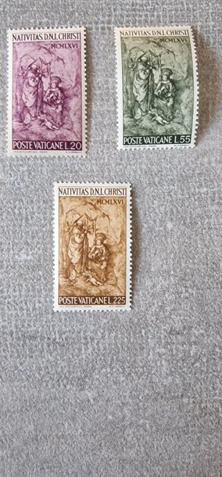 Serie francobolli Poste Vaticane MCMLXVI