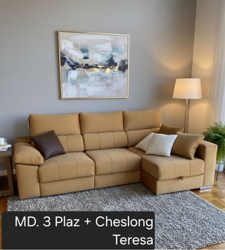 Sofá 3 plazas + Chaiselongue