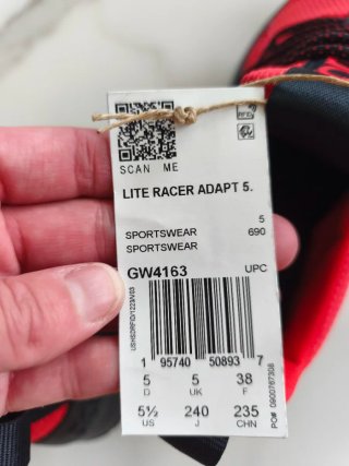 Adidas Lite Racer Adapt 5.0 Talla 38
