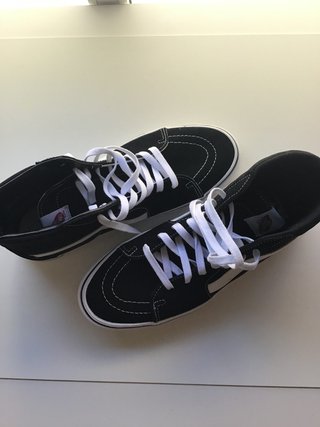 Zapatillas altas Vans negras de hombre -- Talla 44