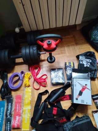 Set de entrenamiento TRX y bandas