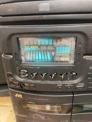 Cadena JVC con altavoces Aiwa Años 90