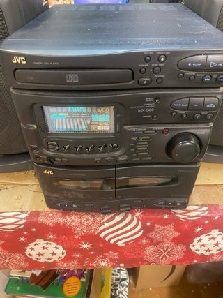 Cadena JVC con altavoces Aiwa Años 90