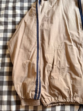 Chaqueta Adidas Vintage Beige y Azul