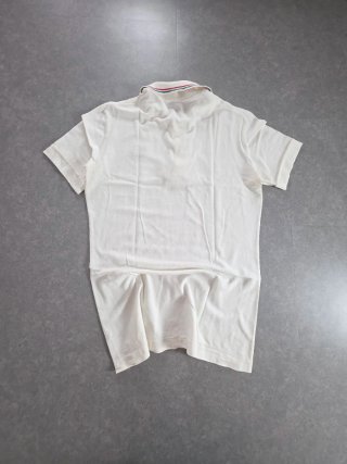 Maglia Polo Sergio Tacchini Bianca Vintage Tg. 46