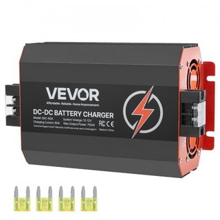 12V 60A DC to DC Battery Charger, 750W, On-Board Battery