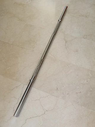Barra de pesas 1,20m musculación 28mm