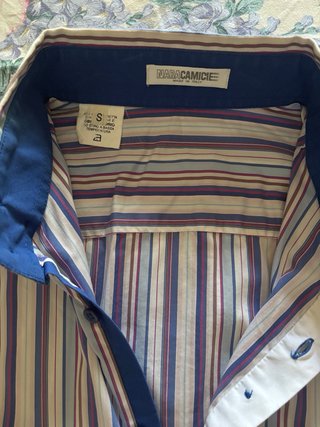 Camicia Nara Camicie righe viola e bianche S
