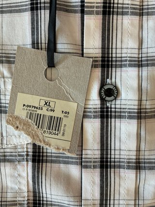 Camisa Springfield cuadros XL manga corta