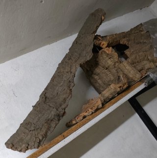 Piezas de corcho para belenes