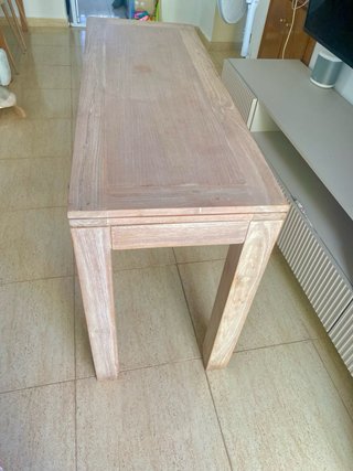 Mesa comedor extensible madera