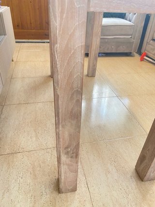 Mesa comedor extensible madera