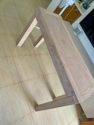 Mesa comedor extensible madera