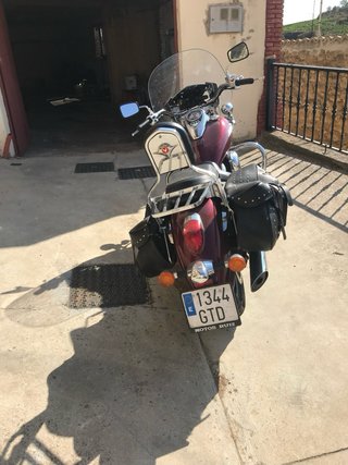 Moto Cruiser granate