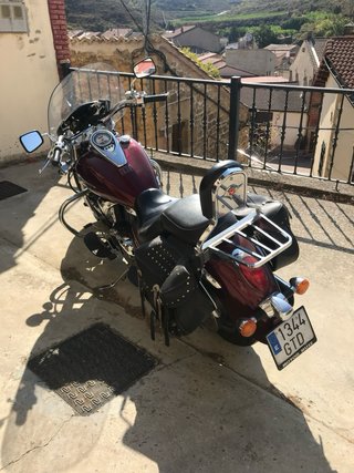 Moto Cruiser granate